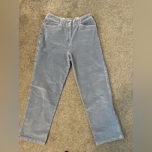Light blue corduroy pants